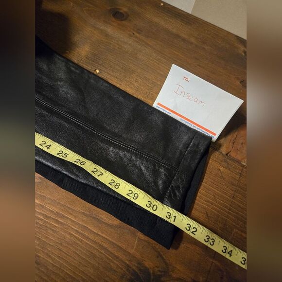 Arlen Ness High Waist Leather Biker Motorcycle Pants size L - Picture 8 of 11